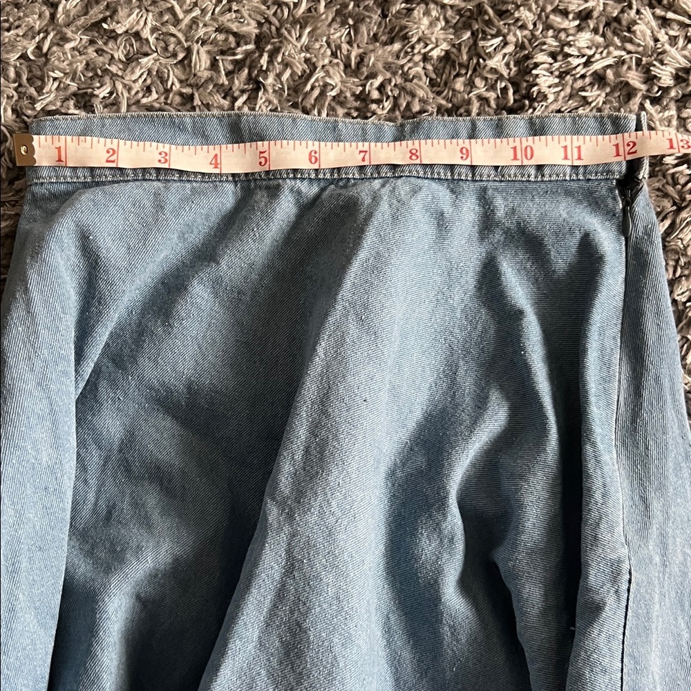 Denim Blue Women's Skirt - Picture 3 of 5
